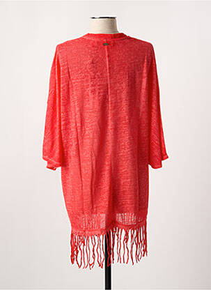 Veste kimono finition franges rouge O'NEILL femme