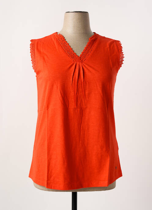 Débardeur orange SHEEGO femme