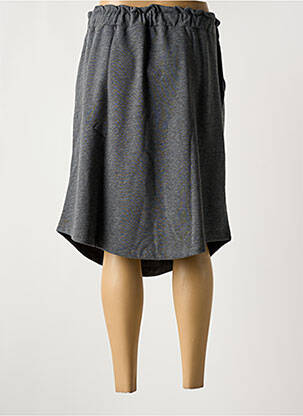 Jupe mi-longue coupe droite gris SHEEGO femme