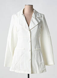 Blazer manches longues blanc NEW COLLECTION femme