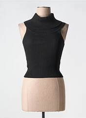 Pull col roulé noir FEELOOK pour femme seconde vue