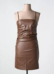 Robe courte marron COPPEROSE pour femme seconde vue