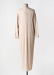 Robe mi-longue beige TENDANCE UNIQUE pour femme seconde vue