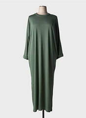 Robe mi-longue vert TENDANCE UNIQUE pour femme seconde vue