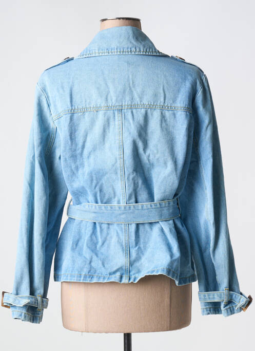 Veste casual col tailleur bleu CHERRY KOKO femme