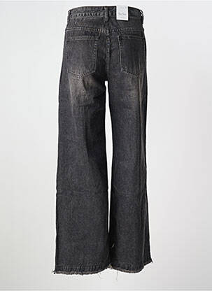 Jeans coupe large effet usé délavé taille normale noir SEE SEE femme