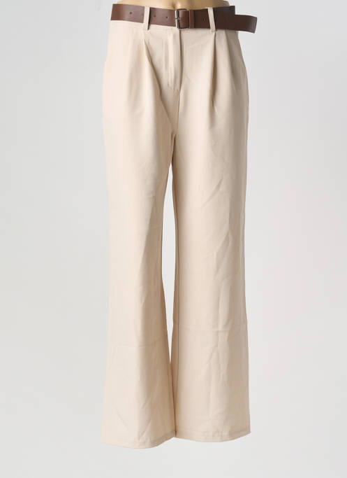 Pantalon droit beige NEW COLLECTION pour femme