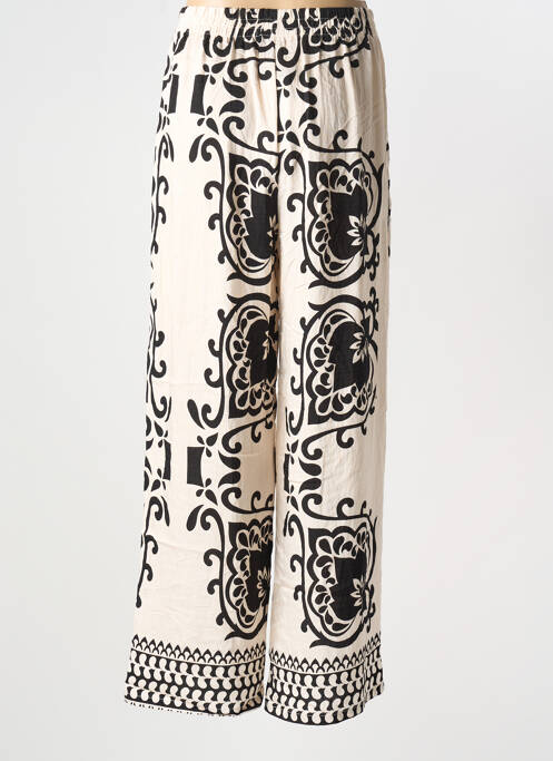 Pantalon large beige FEELOOK pour femme