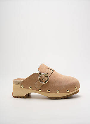 Mules/sabots nubuck talon de 4 à 6cm beige SEE BY CHLOÉ femme