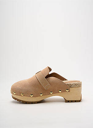 Mules/sabots nubuck talon de 4 à 6cm beige SEE BY CHLOÉ femme