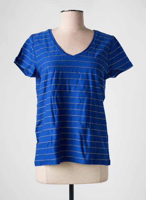 T-shirt bleu PIECES pour femme