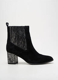 Bottines/boots bout pointu talon de 4 à 6cm noir ILARIO FERUCCI femme
