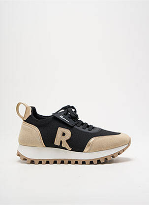 Baskets nubuck talon de 4 à 6cm or REDONNE femme