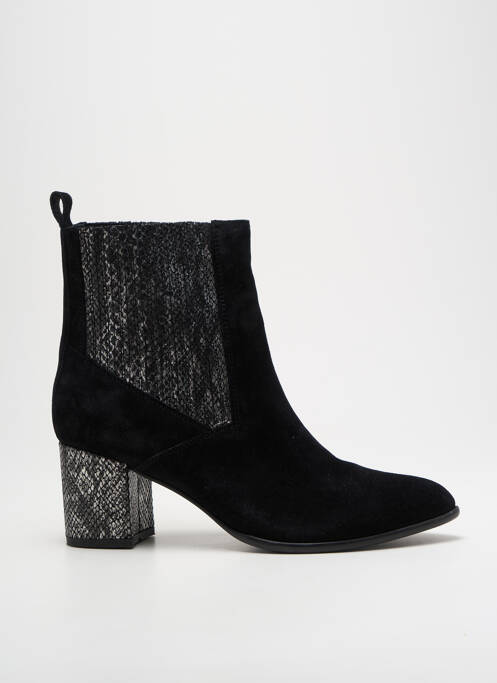 Bottines/boots bout pointu talon de 4 à 6cm noir ILARIO FERUCCI femme
