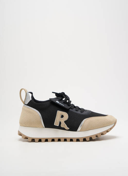 Baskets nubuck talon de 4 à 6cm argent REDONNE femme