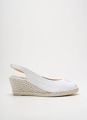 Sandales/nu pieds talon compensé talon de 4 à 6cm blanc TONI PONS femme