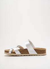 Tongs argent TAKEME pour femme seconde vue