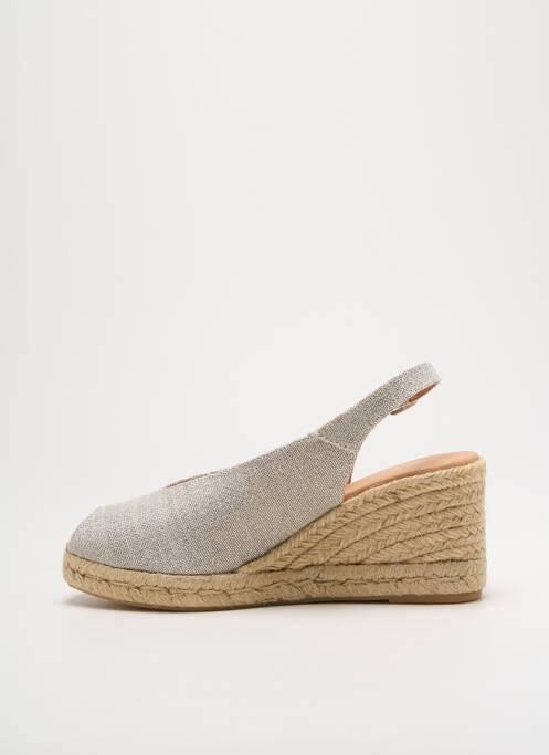Espadrilles argent MIMAO pour femme