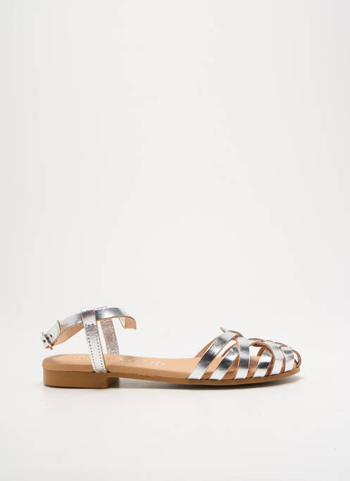 Sandales/Nu pieds argent MIMAO pour femme