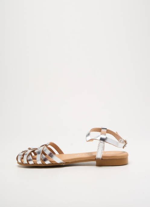 Sandales/Nu pieds argent MIMAO pour femme