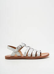 Sandales/Nu pieds blanc POM D'API pour fille seconde vue