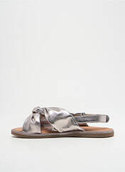 Sandales/Nu pieds argent MOD8 pour fille seconde vue