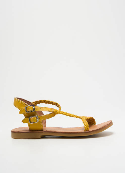Sandales/Nu pieds jaune SHWIK pour fille