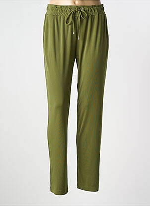 Pantalon slim taille élastique taille normale vert DIANA GALLESI femme