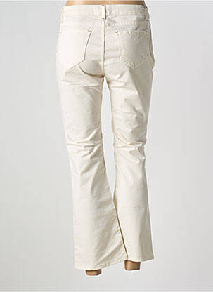 Pantalon 7/8 stretch taille normale beige LAUREN VIDAL femme