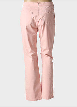 Pantalon droit stretch taille normale rose DIANA GALLESI femme