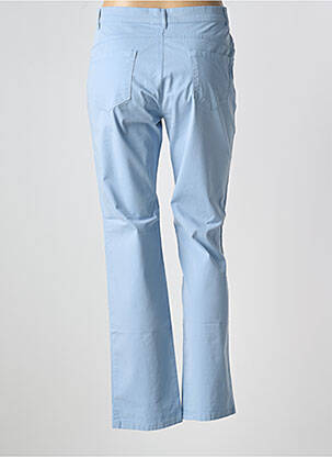 Pantalon droit stretch taille normale bleu DIANA GALLESI femme