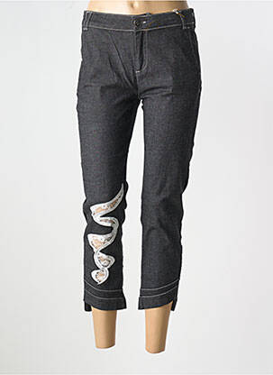 Pantacourt stretch taille normale gris ELISA CAVALETTI femme