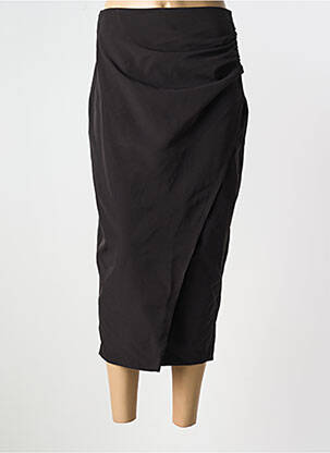 Jupe longue fermeture zippée au dos noir ACCESS FASHION femme