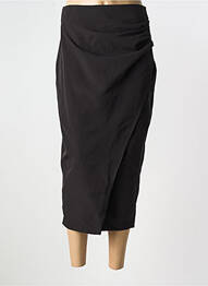 Jupe longue fermeture zippée au dos noir ACCESS FASHION femme