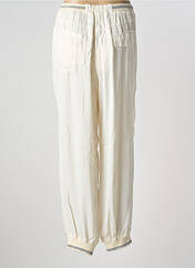 Pantalon droit beige ELISA CAVALETTI pour femme seconde vue