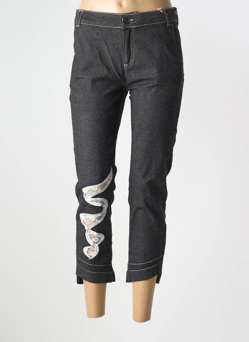 Pantacourt stretch taille normale gris ELISA CAVALETTI femme
