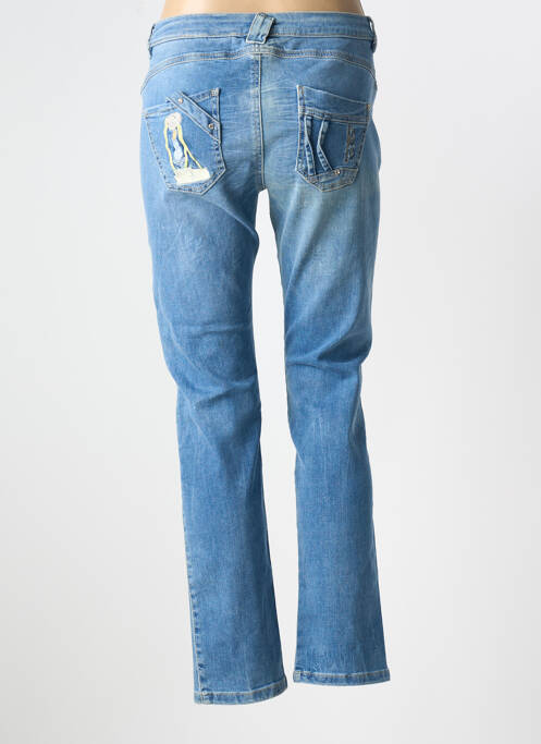 Jeans coupe slim bleu ELISA CAVALETTI pour femme