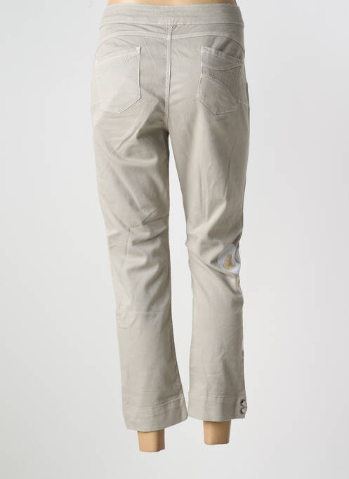 Pantalon 7/8 beige ELISA CAVALETTI femme