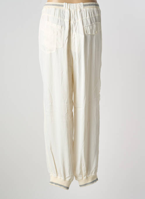 Pantalon droit beige ELISA CAVALETTI femme