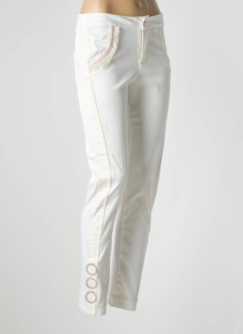Pantalon slim blanc ELISA CAVALETTI pour femme
