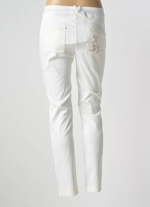 Pantalon slim blanc ELISA CAVALETTI femme