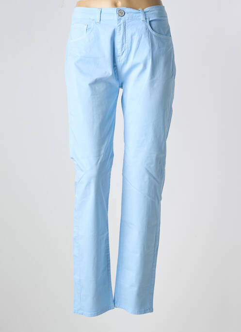 Pantalon slim bleu ELISA CAVALETTI pour femme
