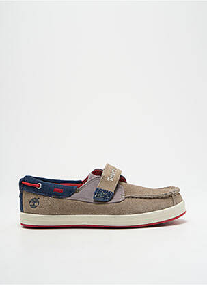 Chaussures bâteau bout rond bleu TIMBERLAND garcon
