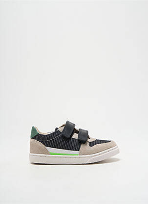 Baskets nubuck bout rond noir TEN IS garcon