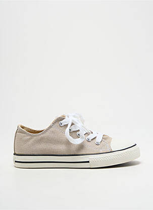 Baskets bout rond bout rond beige VICTORIA enfant