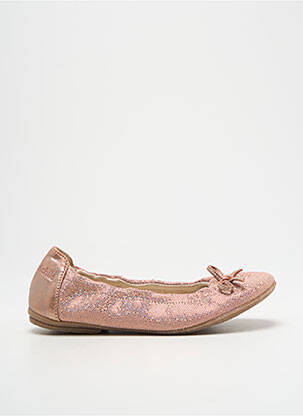 Ballerines impression bout rond rose ACHILE fille