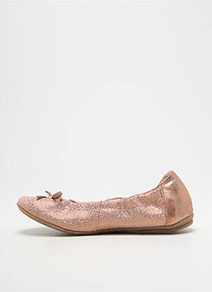 Ballerines impression bout rond rose ACHILE fille