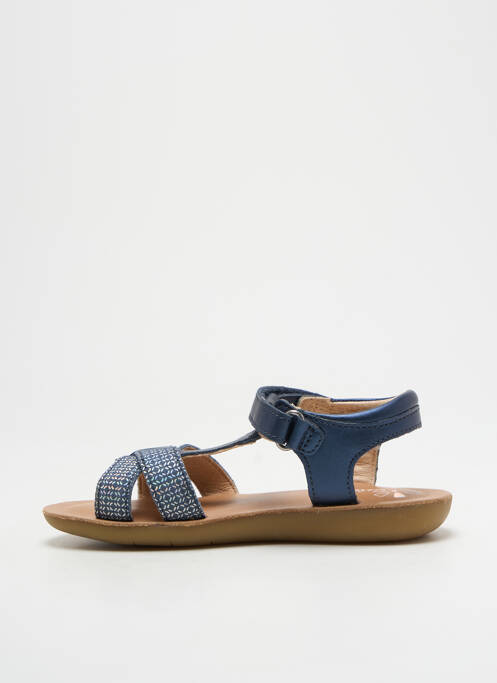 Sandales/Nu pieds bleu ASTER pour fille