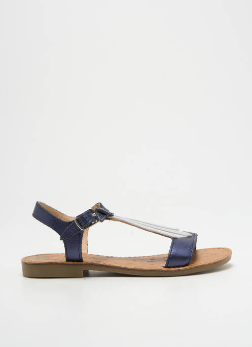 Sandales/Nu pieds bleu SHOO POM pour fille