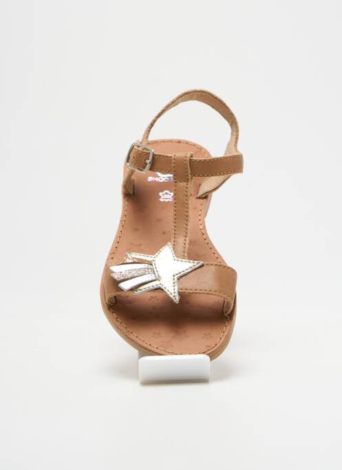 Sandales/Nu pieds marron SHOO POM pour fille
